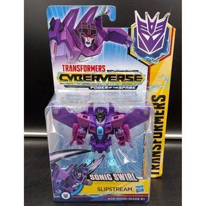 Hasbro Transformers Cyberverse 5 Inch Sonic Swirl SlipStream Power of the Spark